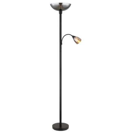 Globo - Golvlampa 1xE27/60W/230V + 1xE14/40W
