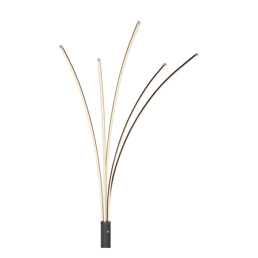 Globo - LED-dimbar beröringsstyrd golvlampa LED/36W/230V svart