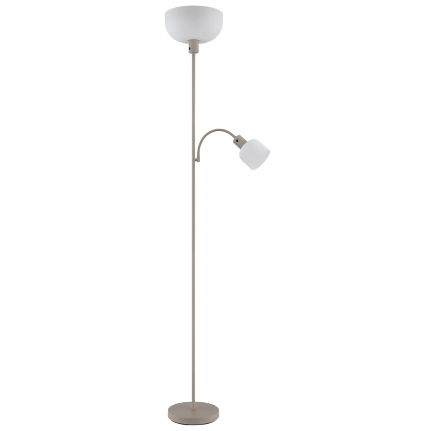 Globo - Golvlampa 1xE27/40W/230V + 1xE14/25W