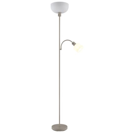 Globo - Golvlampa 1xE27/40W/230V + 1xE14/25W