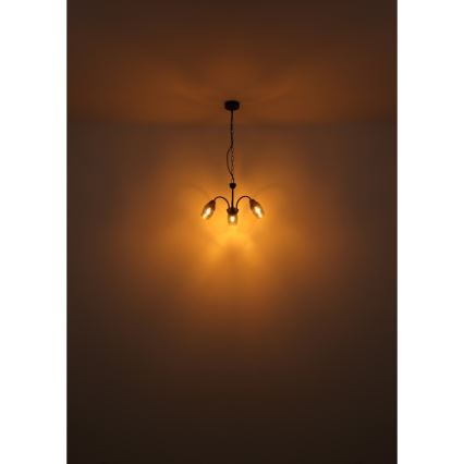 Globo - Ljuskrona på kedja 3xE14/25W/230V