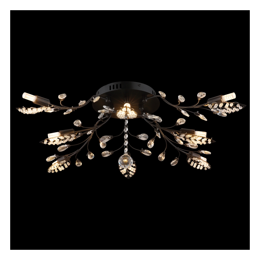 Globo - Elegant taklampa med 8 G9-socklar, 5 W per lampa, 230 V, Ø 76 cm