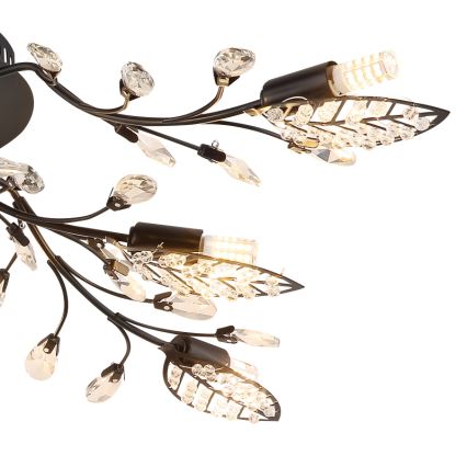 Globo - Elegant taklampa med 8 G9-socklar, 5 W per lampa, 230 V, Ø 76 cm