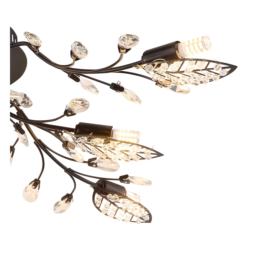 Globo - Elegant taklampa med 8 G9-socklar, 5 W per lampa, 230 V, Ø 76 cm