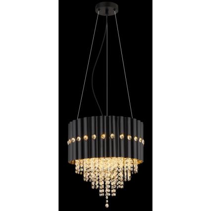 Globo - Ljuskrona med textilsladd 3xE27/40W/230V diameter 40 cm