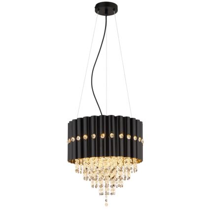 Globo - Ljuskrona med textilsladd 3xE27/40W/230V diameter 40 cm