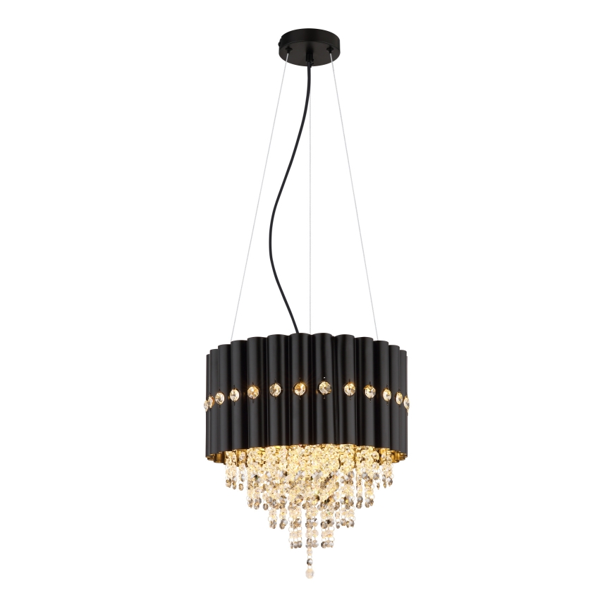 Globo - Ljuskrona med textilsladd 3xE27/40W/230V diameter 40 cm