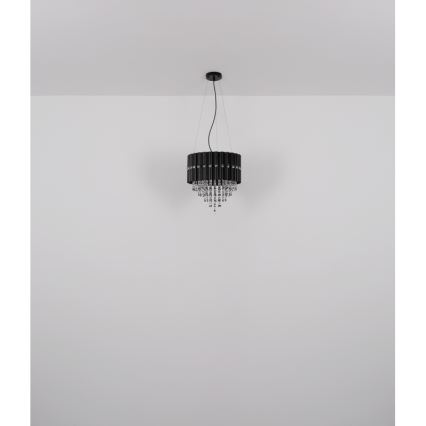 Globo - Ljuskrona med textilsladd 3xE27/40W/230V diameter 40 cm