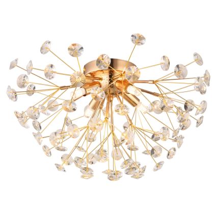 Globo - LED taklampa 4xG9/3,5W/230V diameter 45 cm guld