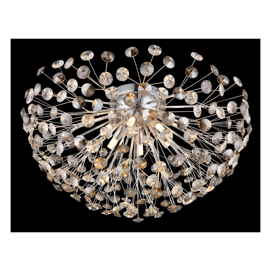 Globo - LED taklampa 6xG9/3,5W/230V diameter 60 cm skinande krom