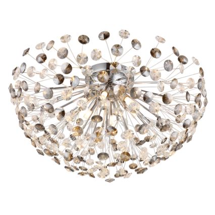 Globo - LED taklampa 6xG9/3,5W/230V diameter 60 cm skinande krom