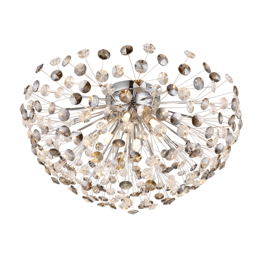 Globo - LED taklampa 6xG9/3,5W/230V diameter 60 cm skinande krom