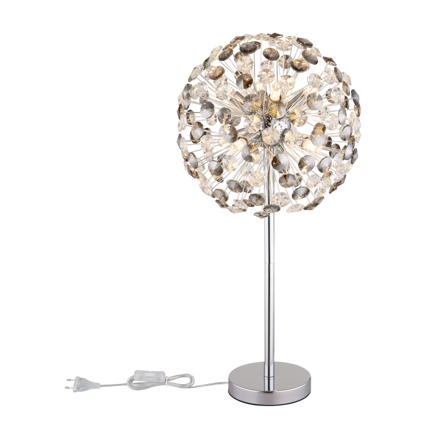 Globo - LED bordslampa 8xG9/3,5W/230V skinande krom