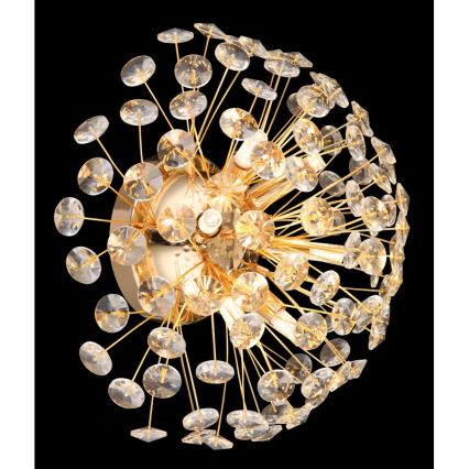 Globo - LED vägglampa 6xG9/3,5W/230V guldfärgad