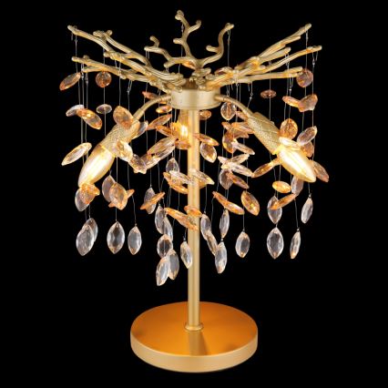 Globo - Bordslampa 3xE14/40W/230V guld