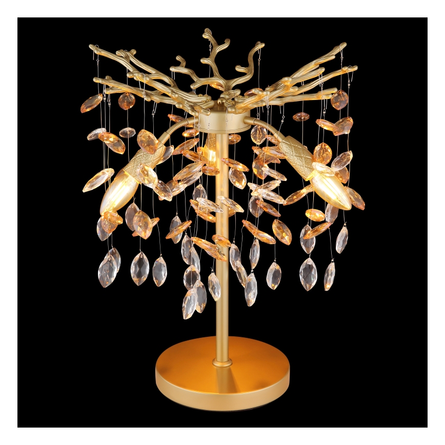 Globo - Bordslampa 3xE14/40W/230V guld