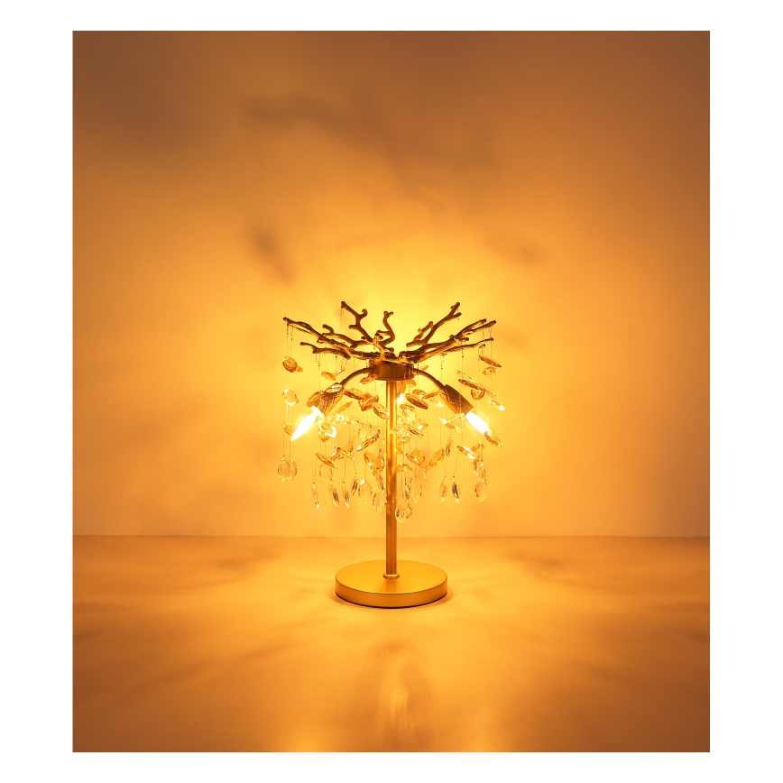 Globo - Bordslampa 3xE14/40W/230V guld