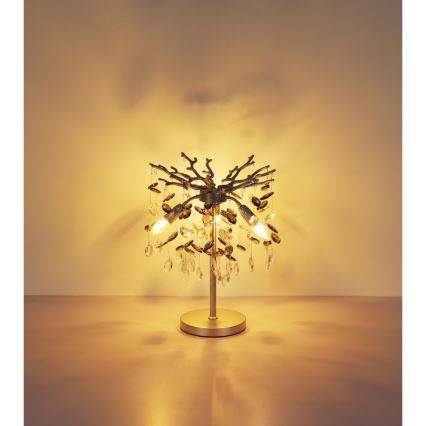 Globo - Bordslampa, 3 x E14, 40 W, 230 V, silver