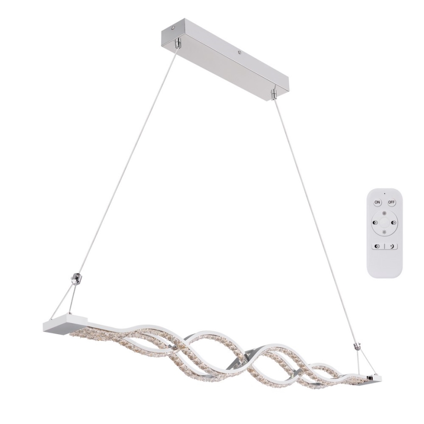 Globo 67109-30 - Dimbar LED-lampakrona med snöre PILLA 1xLED/30W/230V + Fjärrkontroll