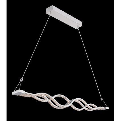 Globo 67109-30 - Dimbar LED-lampakrona med snöre PILLA 1xLED/30W/230V + Fjärrkontroll