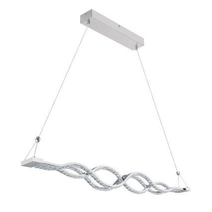 Globo 67109-30 - Dimbar LED-lampakrona med snöre PILLA 1xLED/30W/230V + Fjärrkontroll