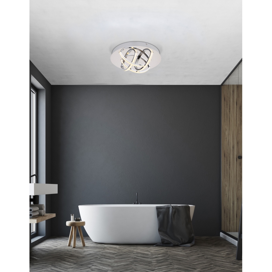 Globo 67126-15IP - LED Badrumsbelysning tak KEANA LED/15W/230V IP44