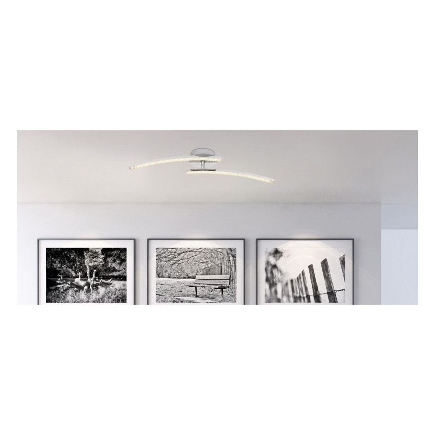 Globo - LED Badrum fastsatt Ljuskrona  2xLED/6W/230V IP44
