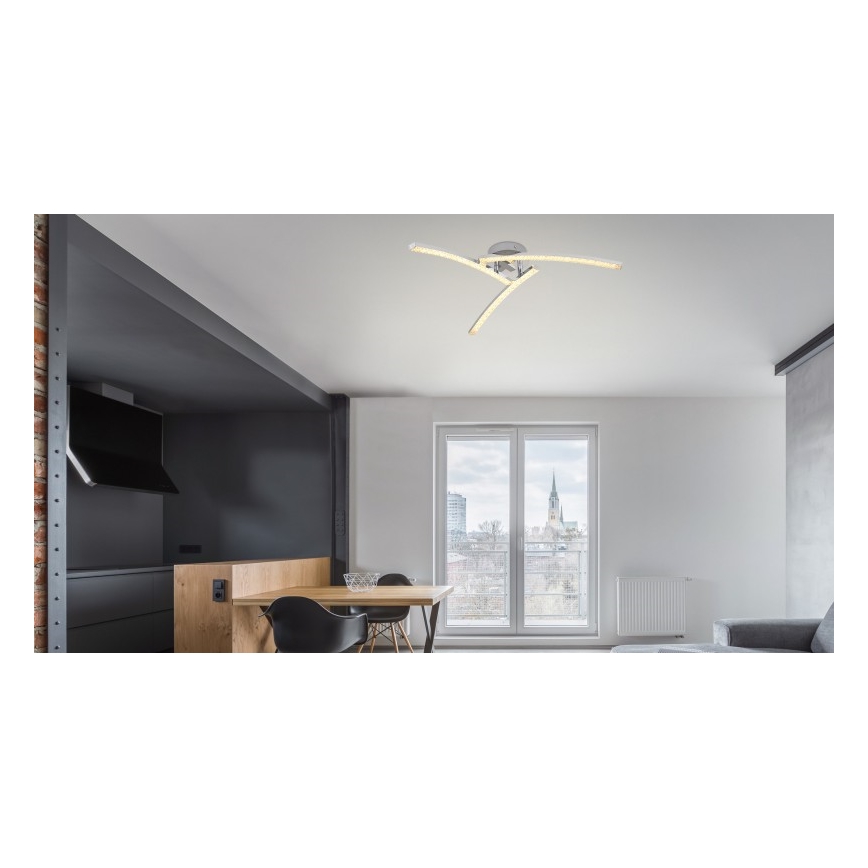 Globo - LED Badrum fastsatt Ljuskrona  3xLED/6W/230V IP44