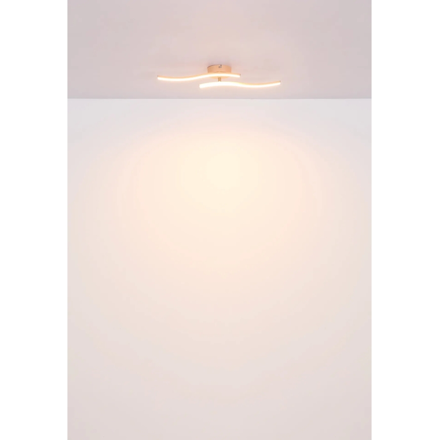 Globo - LED ytmonterad ljuskrona LED/12W/230V 3000K orange