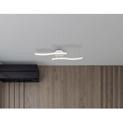 Globo - LED ytmonterad ljuskrona LED/12W/230V 3000K vit