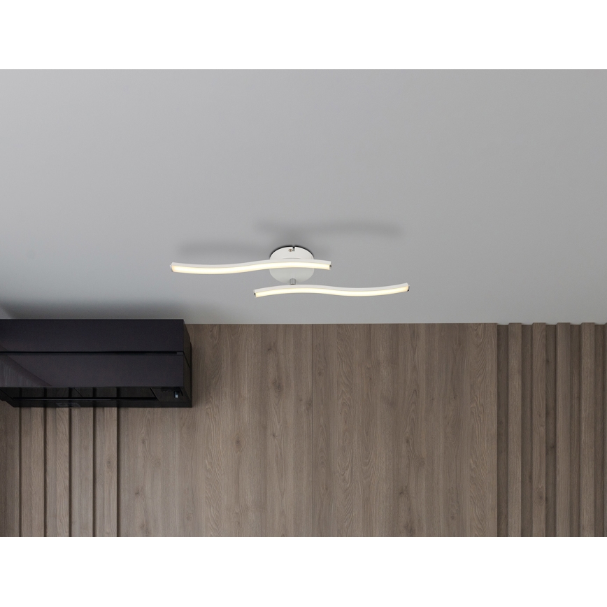 Globo - LED ytmonterad ljuskrona LED/12W/230V 3000K vit