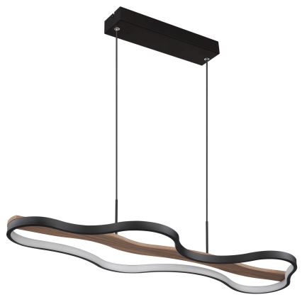 Globo - LED ljusreglerad ljuskrona på textilsladd LED/30W/230V 2700-6000K + fjärrkontroll