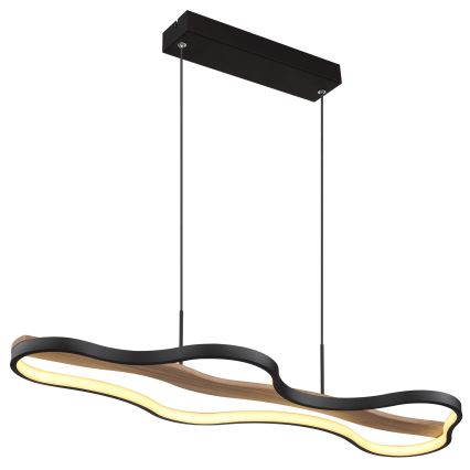 Globo - LED ljusreglerad ljuskrona på textilsladd LED/30W/230V 2700-6000K + fjärrkontroll