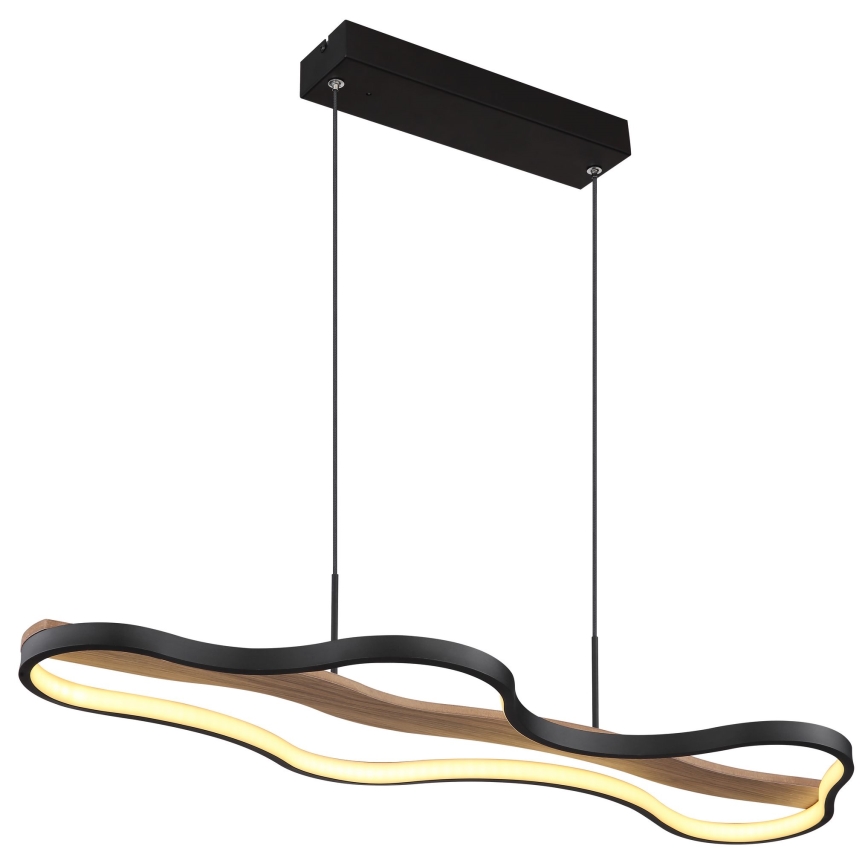 Globo - LED ljusreglerad ljuskrona på textilsladd LED/30W/230V 2700-6000K + fjärrkontroll
