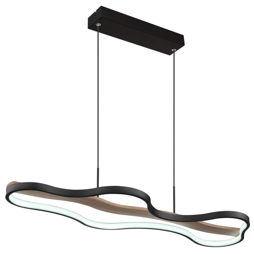 Globo - LED ljusreglerad ljuskrona på textilsladd LED/30W/230V 2700-6000K + fjärrkontroll