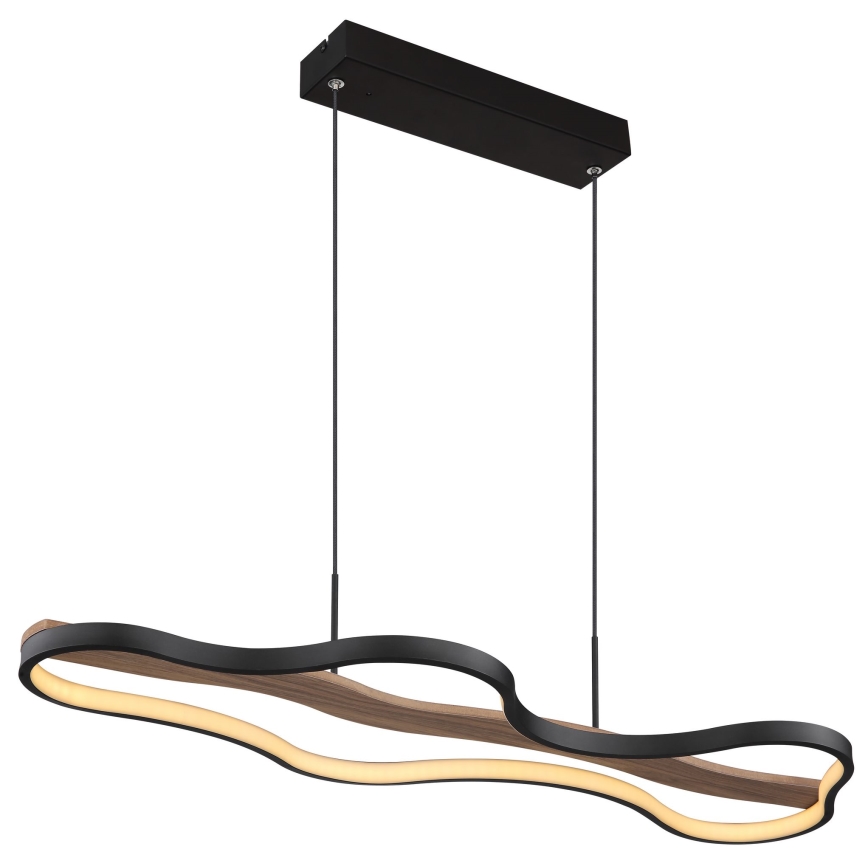 Globo - LED ljusreglerad ljuskrona på textilsladd LED/30W/230V 2700-6000K + fjärrkontroll