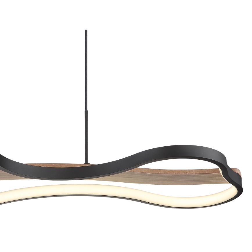 Globo - LED ljusreglerad ljuskrona på textilsladd LED/30W/230V 2700-6000K + fjärrkontroll