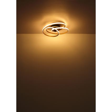 Globo - LED ytmonterad ljuskrona LED/40W/230V 3000K matt krom/svart