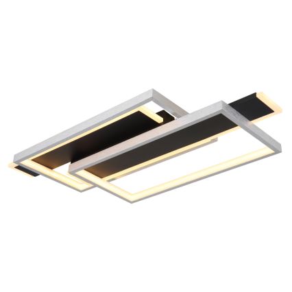 Globo - LED taklampa LED/40W/230V 62x27 cm matt krom/svart