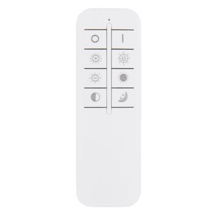 Globo - LED ljusreglerad ljuskrona på textilsladd LED/55W/230V 2700-6000K + fjärrkontroll