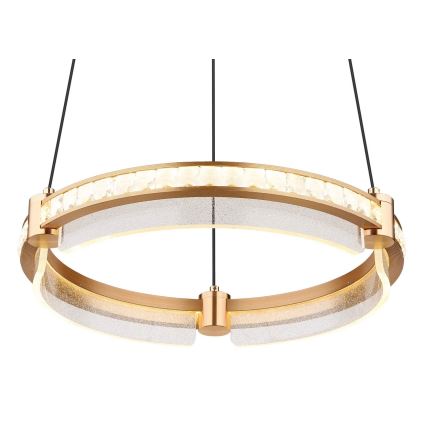 Globo - LED dimbar kristallkrona på kabel LED/36W/230V 2700K-6000K + fjärrkontroll