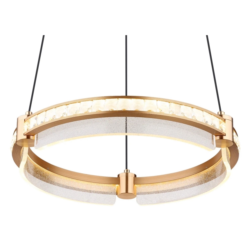 Globo - LED dimbar kristallkrona på kabel LED/36W/230V 2700K-6000K + fjärrkontroll