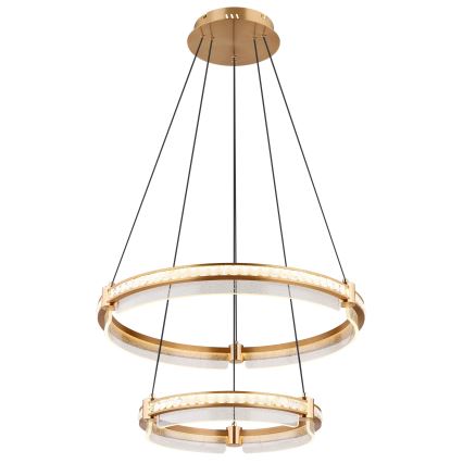 Globo - LED Ljusreglerad kristall ljuskrona på snöre LED/78W/230V 2700K-6000K + fjärrkontroll