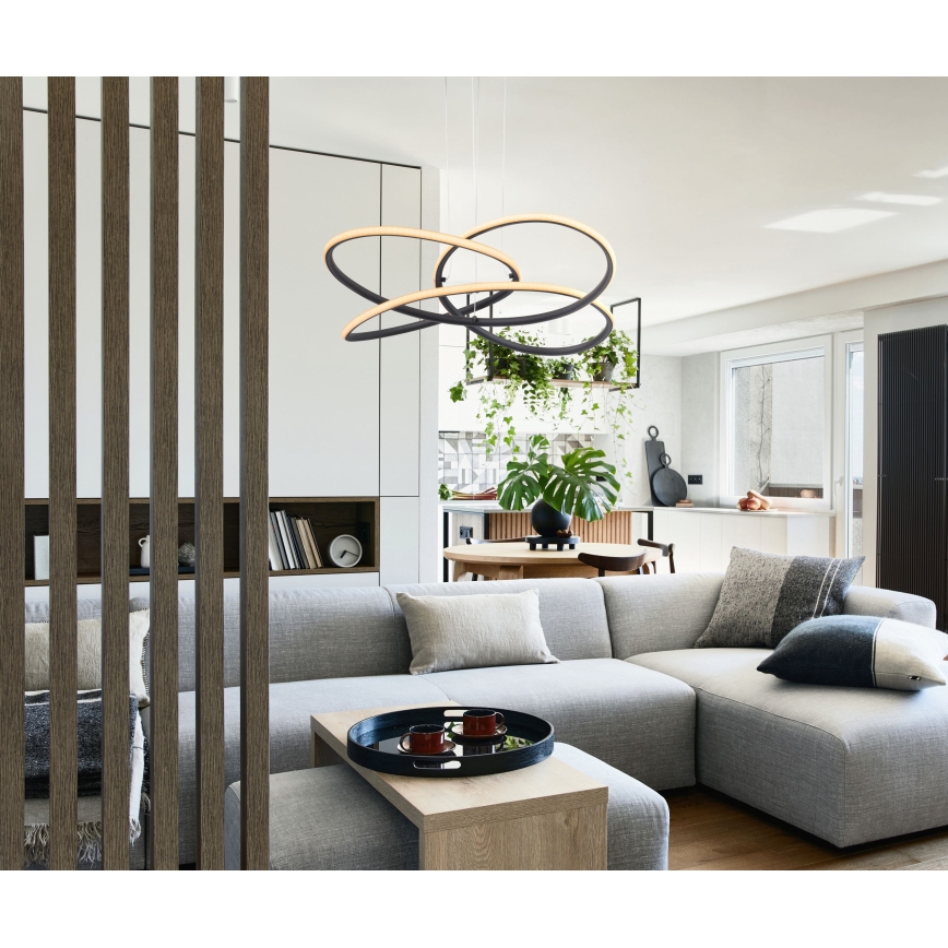 Globo 67201SH-30 – LED Ljuskrona med snöre PANDA LED/30W/230V
