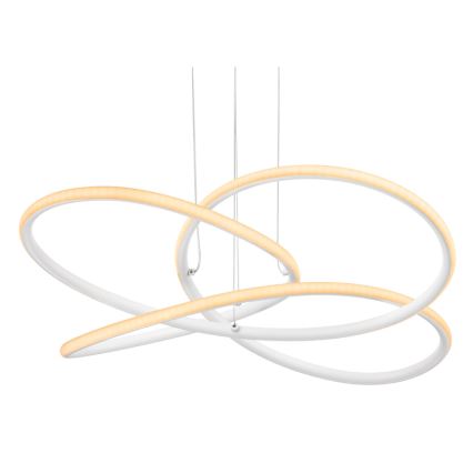 Globo 67201WH-30 - LED Ljuskrona med snöre PANDA LED/30W/230V