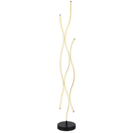 Globo - LED golvlampa LED/28W/230V 3000K svart/guld