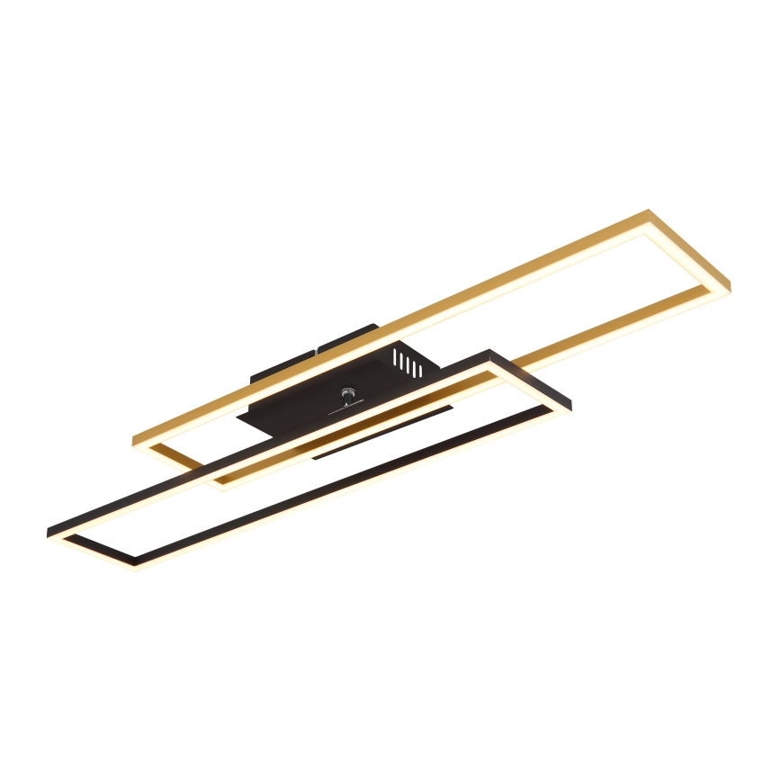 Globo - LED taklampa LED/30W/230V 3000K 60x80 cm svart/guld