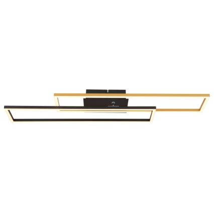 Globo - LED taklampa LED/30W/230V 3000K 60x80 cm svart/guld