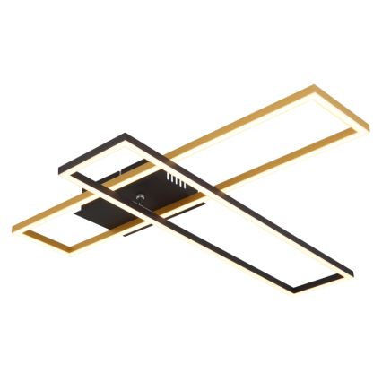 Globo - LED taklampa LED/30W/230V 3000K 60x80 cm svart/guld