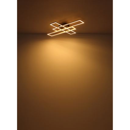 Globo - LED taklampa LED/30W/230V 3000K 60x80 cm svart/guld